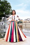 Multi Colour Navratri Special Pure Rayon Lehenga With Blouse Nnk1615